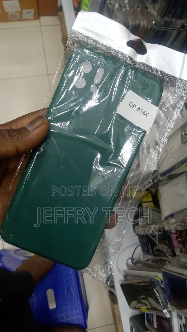 Oppo A16K Back Cover [Matte Soft Silicon Flexible] - thumbnail 3