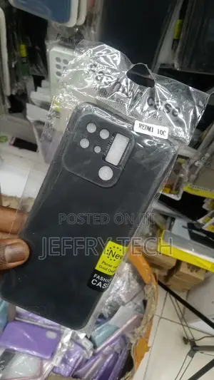 Matte Texture Back Cover Case for Xiaomi Redmi 10c - Black