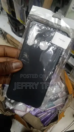 Liquid Silicone Case - Huawei P30 Lite Cover Black