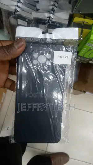 Silicone Soft Back Case Cover Compatible for Poco X3 Poco