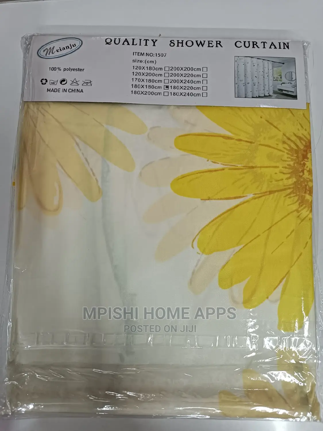 Shower Curtains 180cm × 180cm
