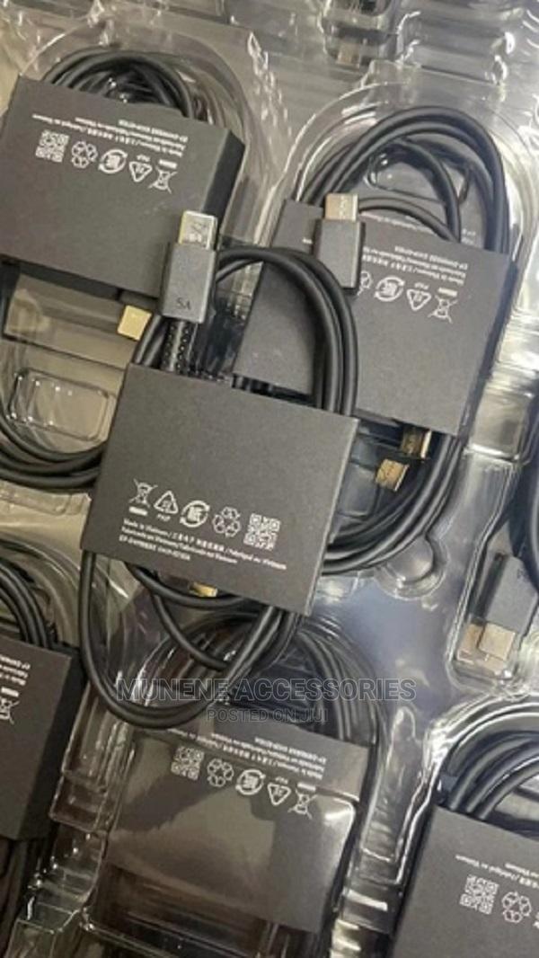 Samsung 5A USB Type C to Type C Cable 3A 45W Pd Compatible - thumbnail 2