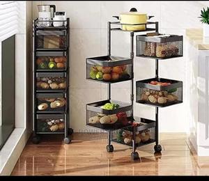 5 Layer Square Shaped Kitchen Rack - thumbnail 2