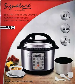*6 Ltr Electric Pressure Cooker 1000W at 6600*