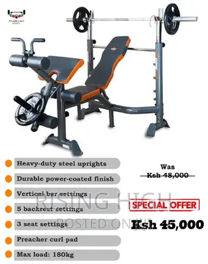 High Quality Gym Benches.