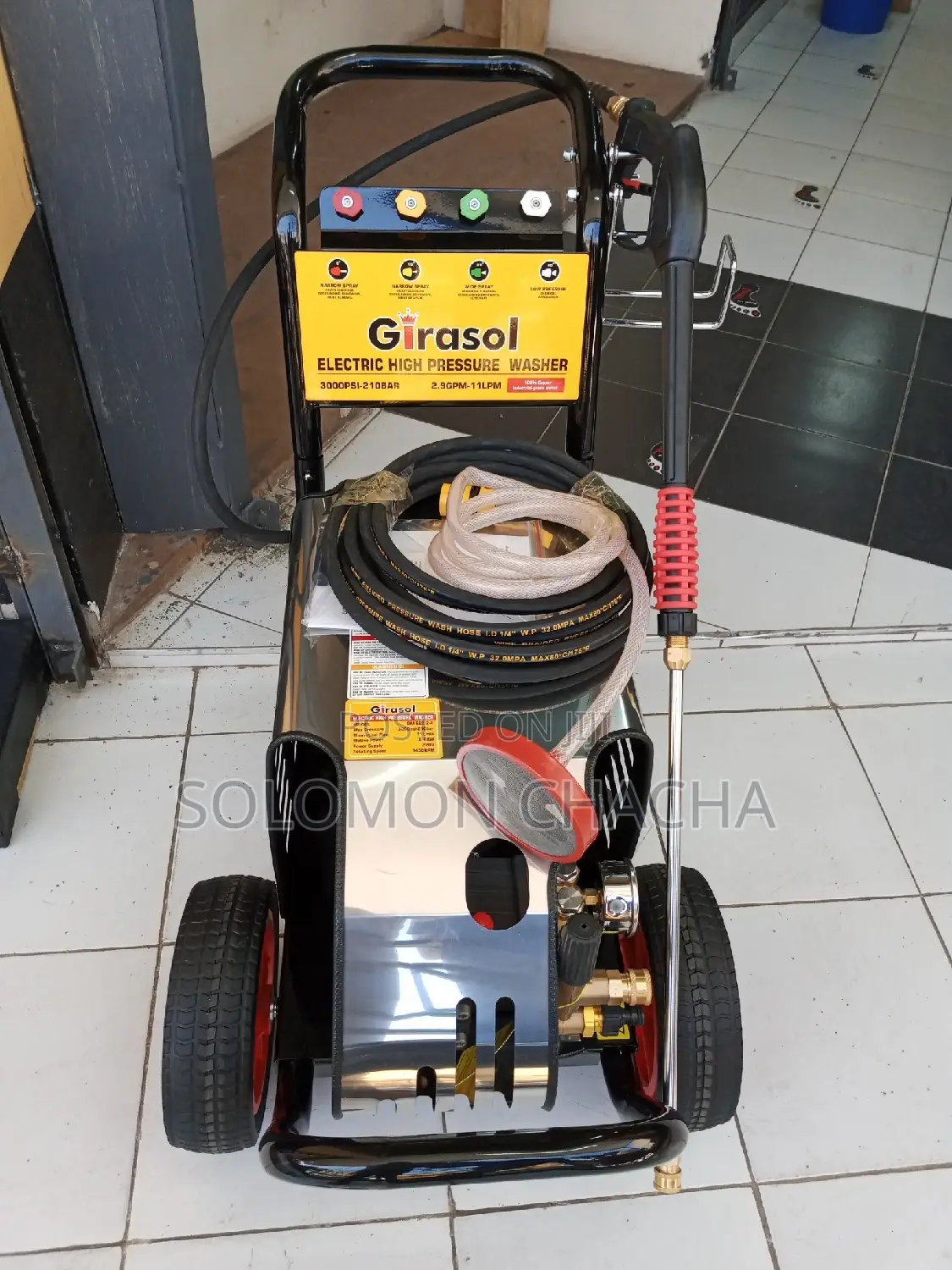 Girasol 3000psi Electric High Pressure Washer