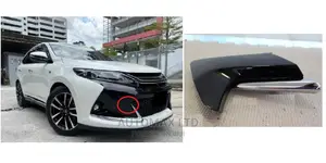 Toyota Harrier Elegance G's. Bumper Tow Hook Cover With Chrome Yr2018+