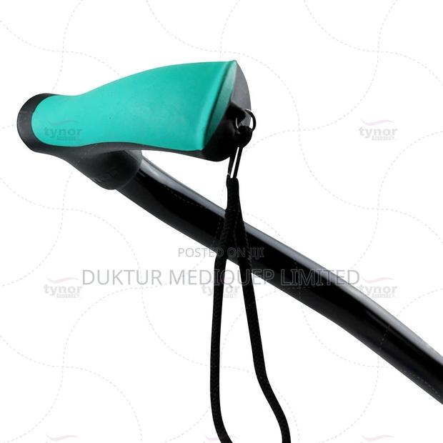 Walking Stick (Soft Top Handle)-L07 Silver/ Black - thumbnail 4