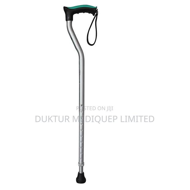 Walking Stick (Soft Top Handle)-L07 Silver/ Black - thumbnail 7