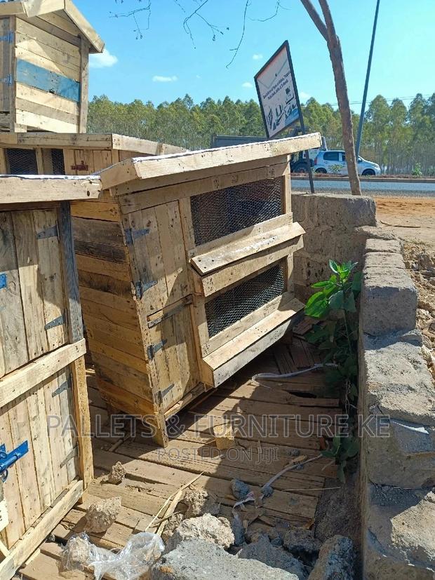 Chicken Feeder Cages - main view