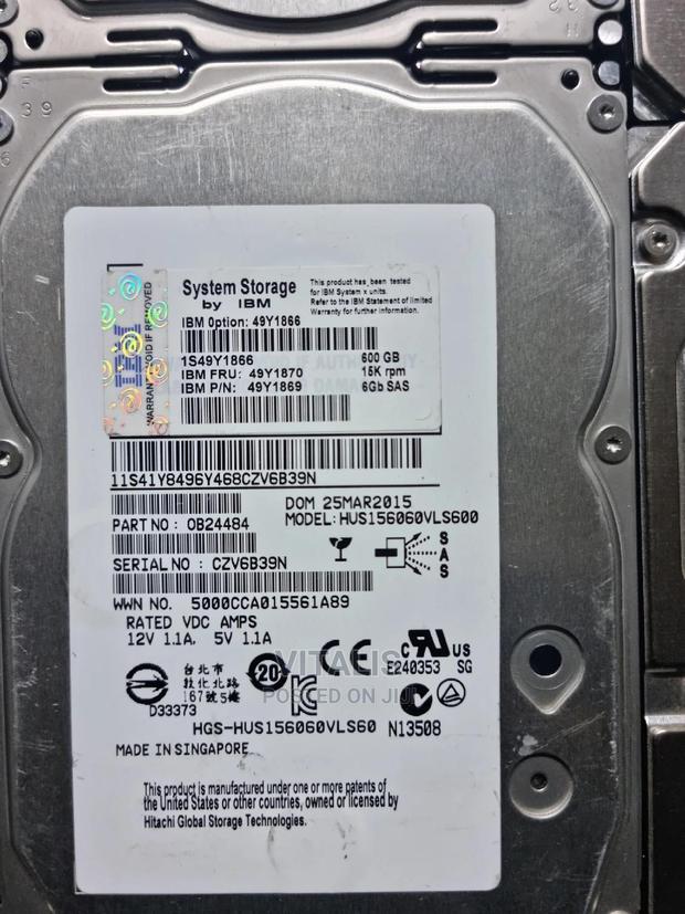 600gb SAS Server Hard Drives - main view