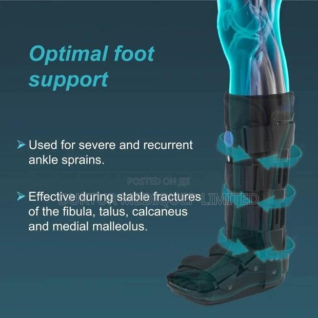 Tynor Walker Boot Air, Black, 1 Unit, Long - thumbnail 3