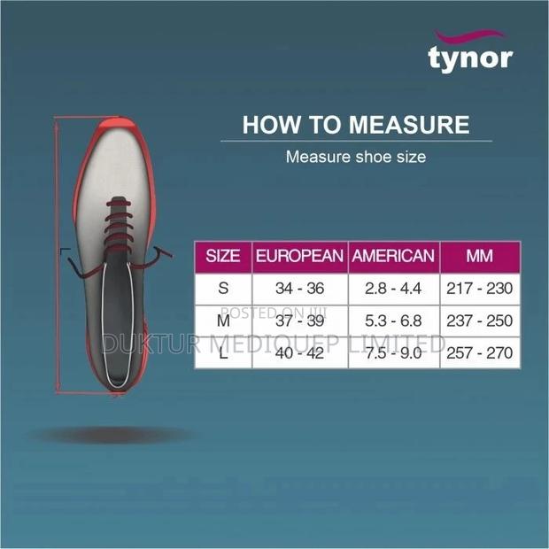 Tynor Walker Boot Air, Black, 1 Unit, Long - thumbnail 4