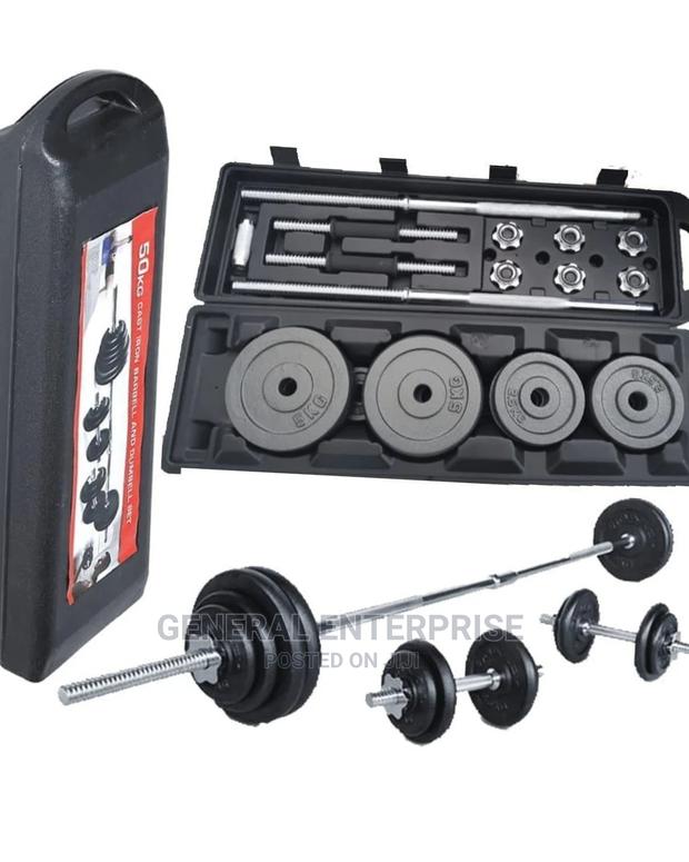 50kg 50kg Chrome Dumbbell - main view