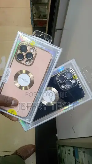 Apple iPhone 14 Pro Max Magnetic Slim Plating Clear Case