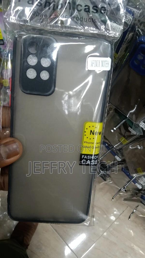 Smoke Back Case Cover for Infinix Note 8 Shock Proof Smooth - main view