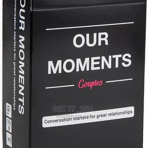 OUR Moments Card Game - main view