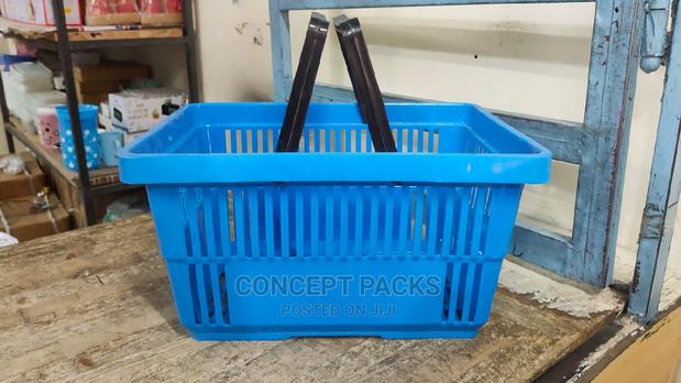 Supermarket Shopping Basket. Delivery Is Charged.