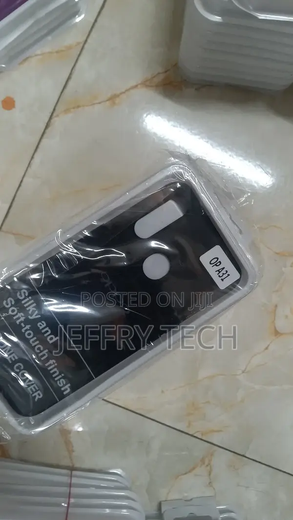 Silicone Back Case for Oppo A31 2020 - Black