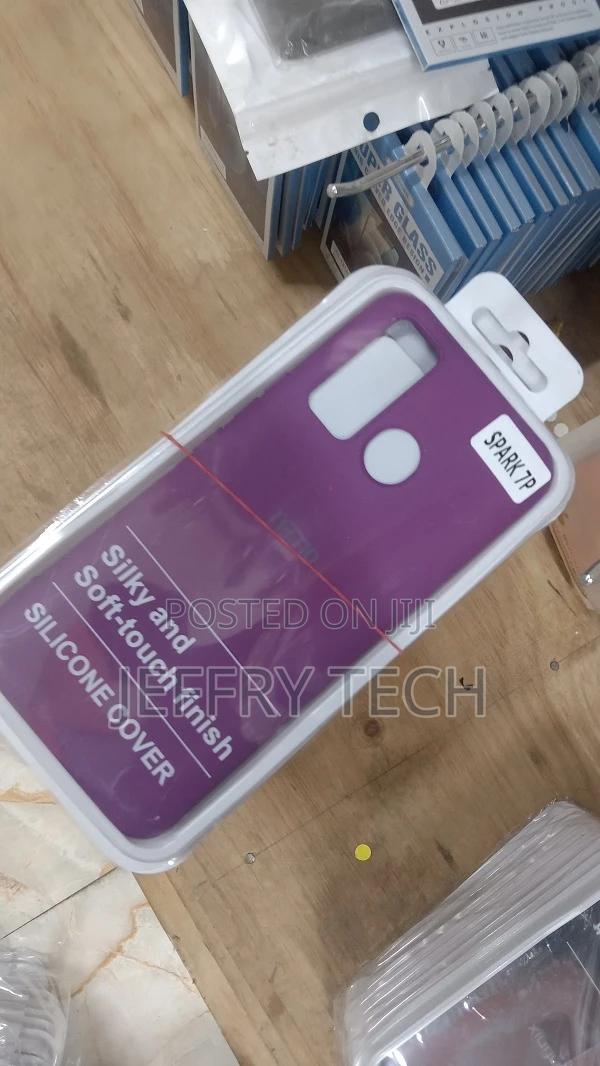 Case for Tecno Spark 7P + Screen Protector Tempered Glass Pr - thumbnail 3