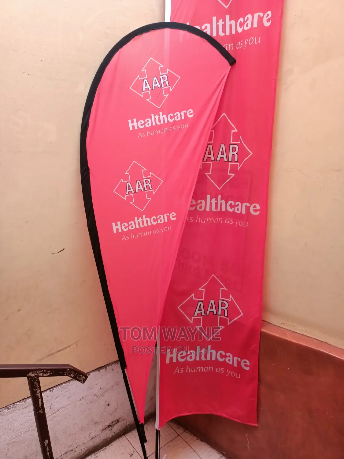 Teardrop Banners and Telescopic Banner Printing.