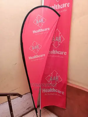 Teardrop Banners and Telescopic Banner Printing.