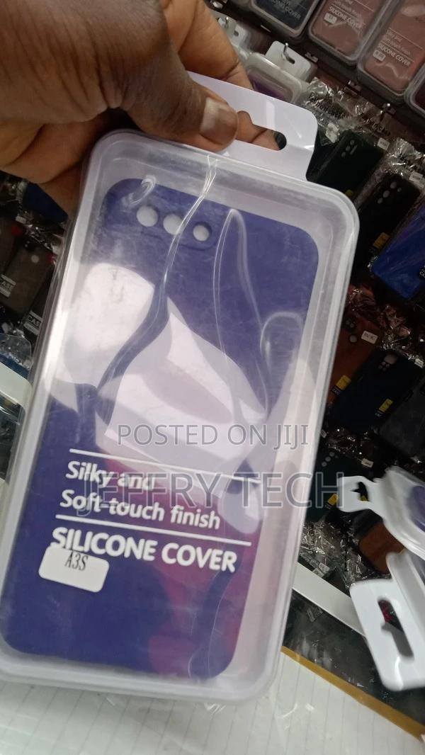 Oppo A3s Case Matte Soft Silicone Back Cover - Black - thumbnail 2