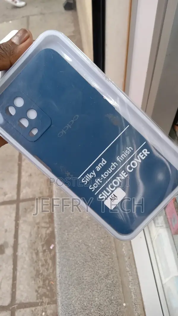 Back Cover for OPPO A54 Liquid Silicone Silky-Soft Touch Fu