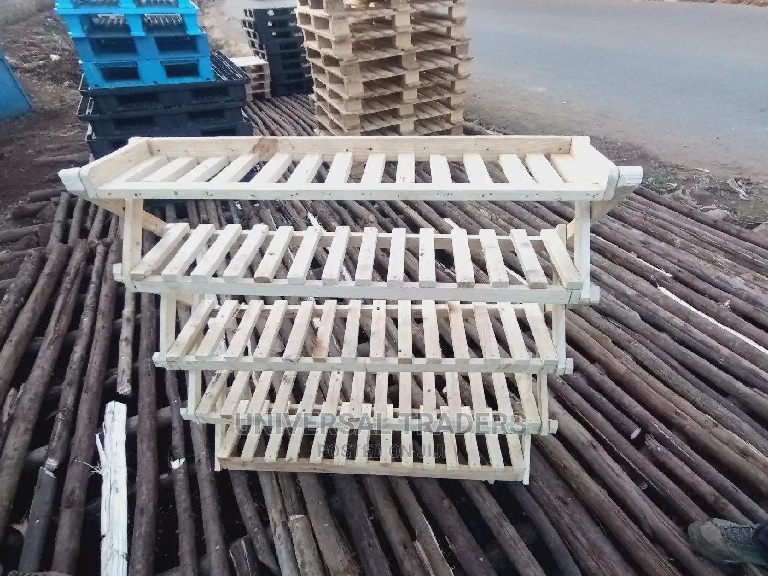 Pallets Wood Shoe Organiser/ Shoe Rack