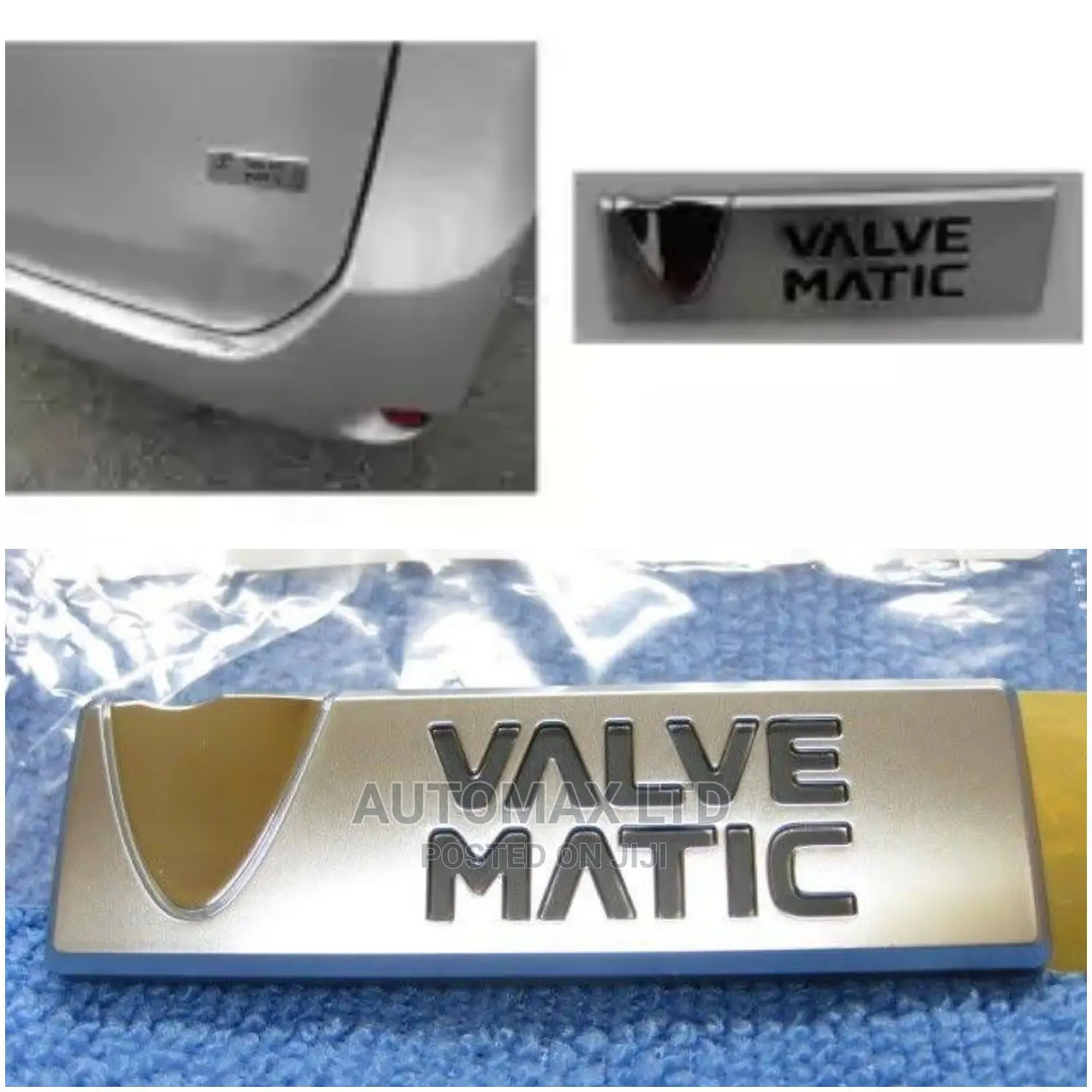 Valvematic Rear Boot Tag. For Auris,Premio,Allion,Noah,Voxy