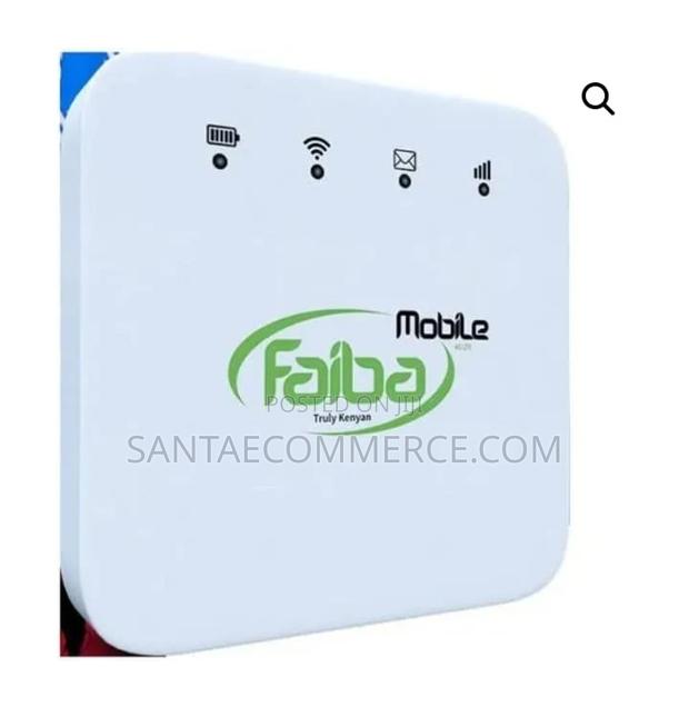 Jamii Telecom Faiba 4G Wifi Router- With Sim Slot