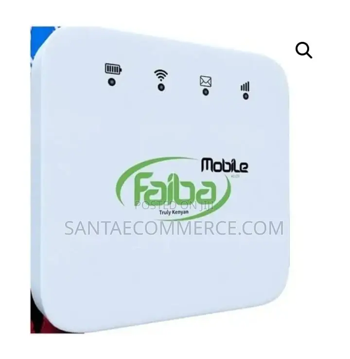 Jamii Telecom Faiba 4G Wifi Router- With Sim Slot