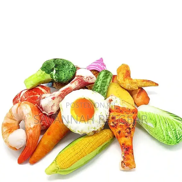 Italian Buffet Squeaky Chew Toys for Dogs Cats