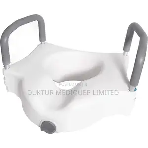 Medical Raised Toilet Seat Commode Booster Riser With Arms