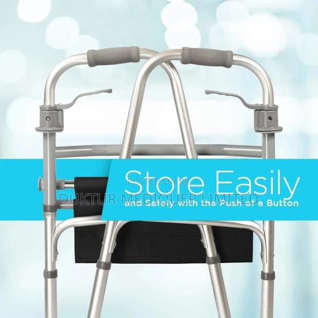Walker With Seat - Lightweight Medical Walking Frame - thumbnail 4