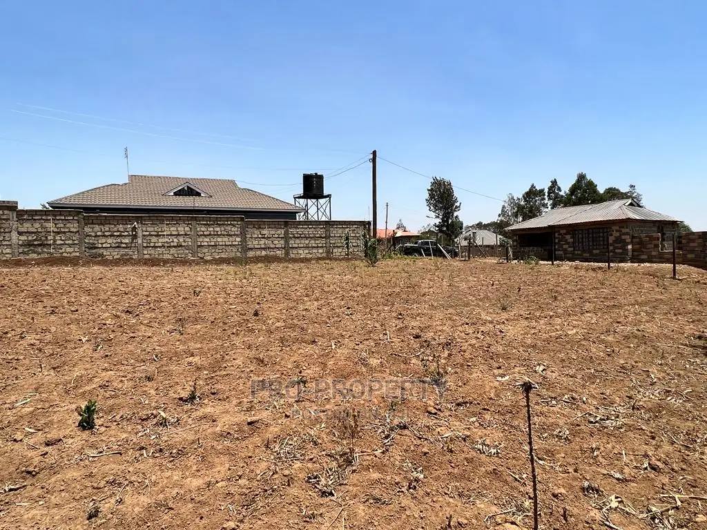 100 X 100ft Fenced Plot for Sale in Kikuyu, Kamangu.