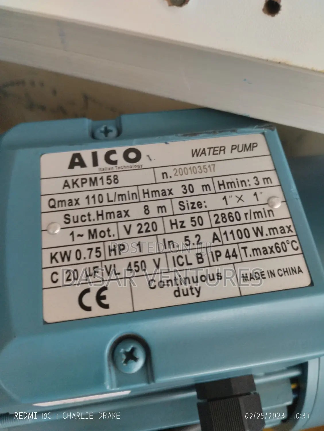 Booster Pump AKPM 158 Aico