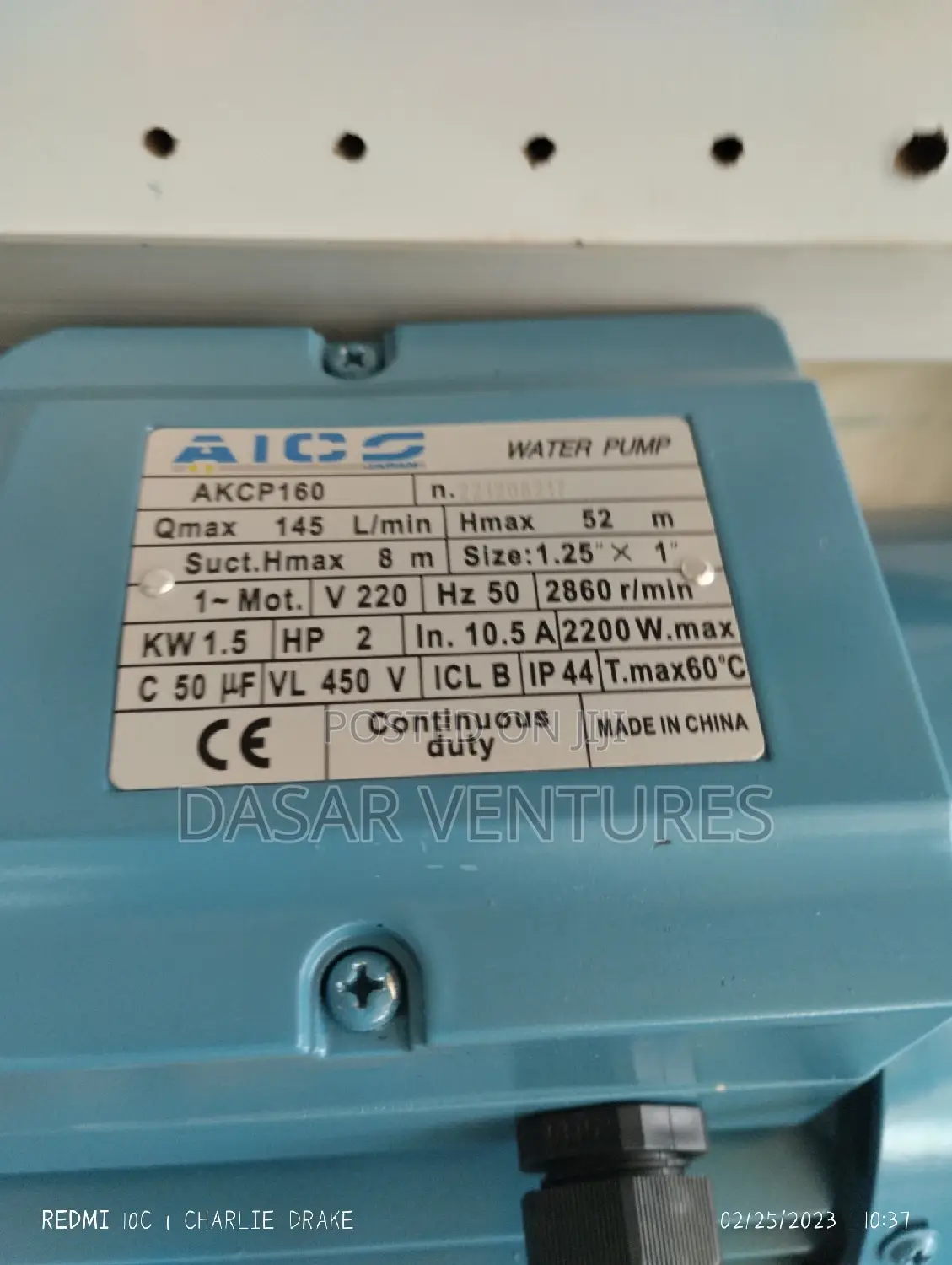 Aico Booster Pump AKCP 160 2hp