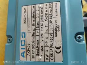 Aico Booster Pump AKP 400 4hp