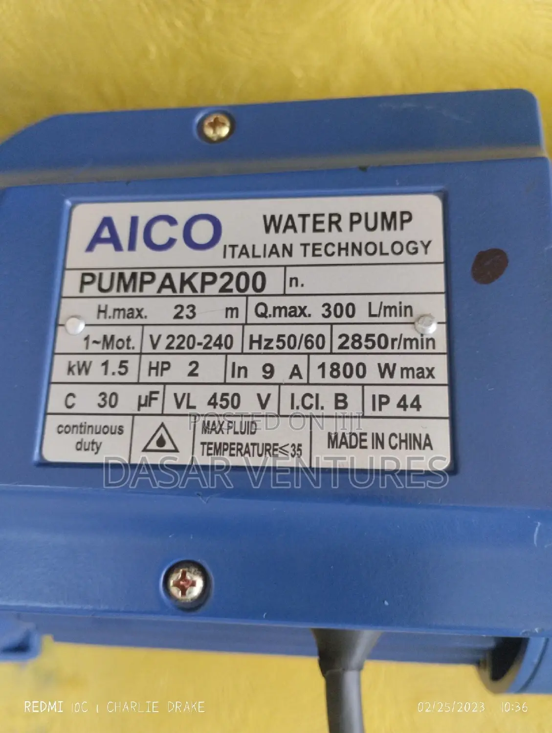 Water Pump Booster AKP200