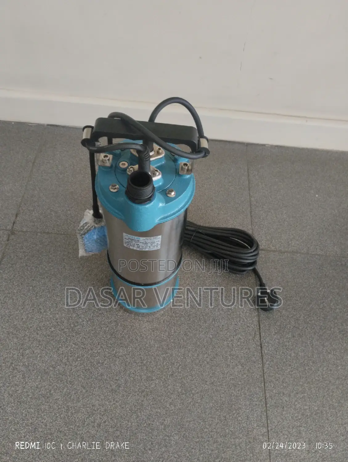 Submersible Pump 1hp 35m 90l/Min