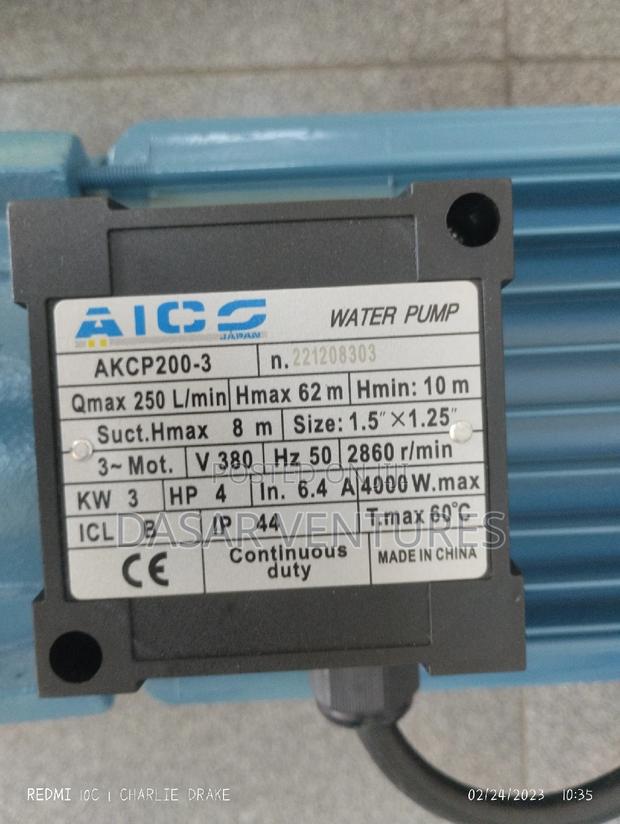 Booster Pump Aico AKCP 200-3