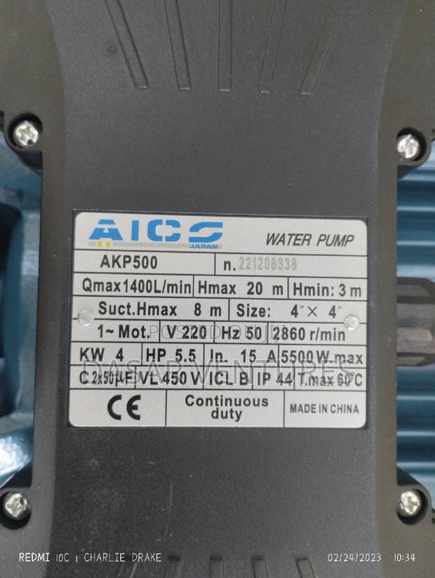 Booster Pump AKP500 5.5HP - thumbnail 3