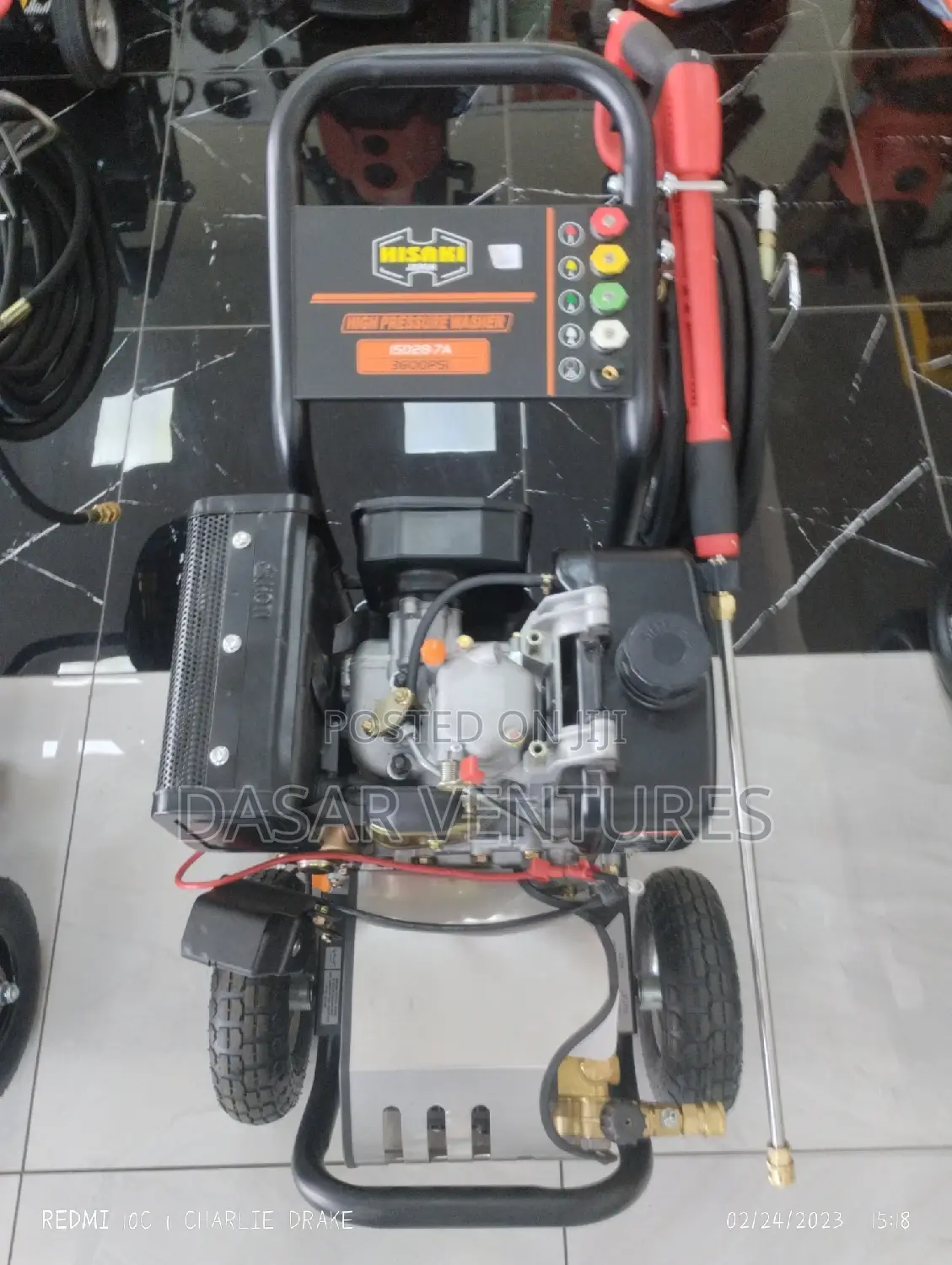 Diesel Pressure Washer. Key Start