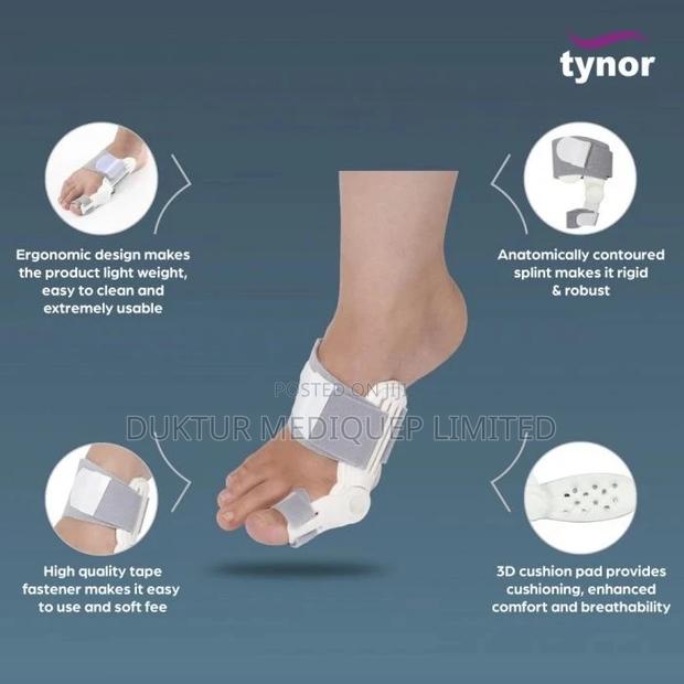 Tynor Bunion Splint, White, 1 Unit - thumbnail 2