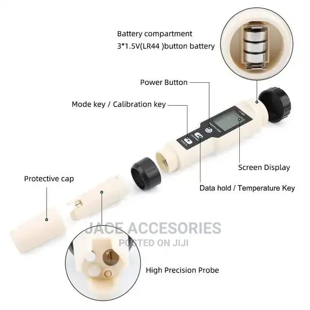 Water Quality Tester 5 in One ,Ph,Salinity,Tds/Temperature