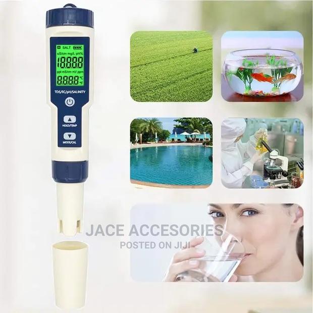Water Quality Tester 5 in One ,Ph,Salinity,Tds/Temperature - thumbnail 3