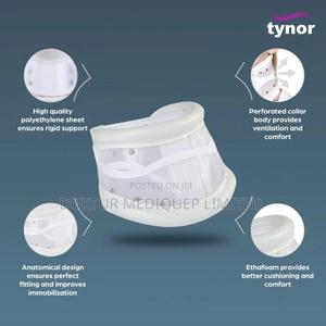 Tynor Cervical Collar Hard Adjustabl S/M/Le, White, 1 Unit - thumbnail 2