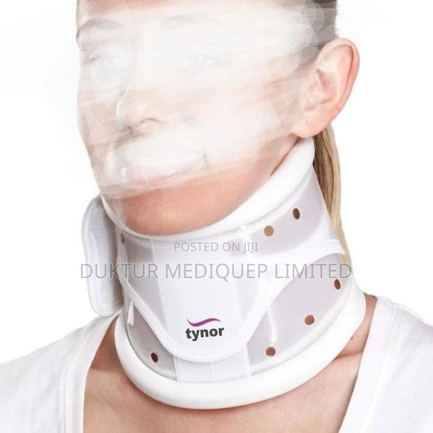 Tynor Cervical Collar Hard Adjustabl S/M/Le, White, 1 Unit - thumbnail 3
