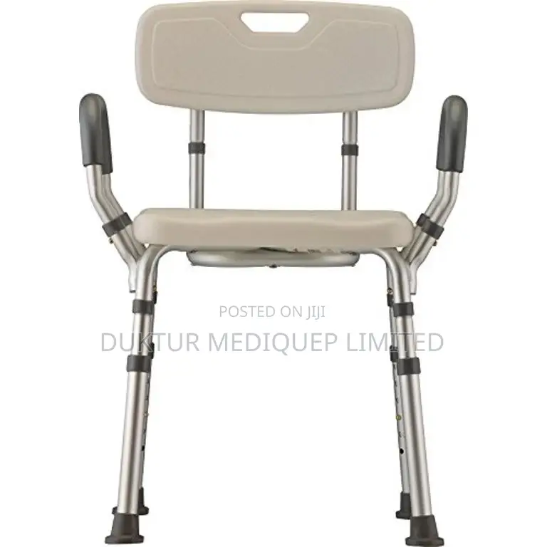 Heavy Duty Shower Chair With Back - Adjustable Medical Bath